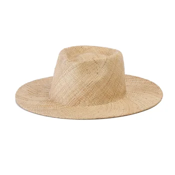 202107-hh4001 новая летняя фетровая шляпа ручной работы из натуральной травы с сокровищами, мужская женская панама, джазовая шляпа