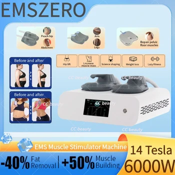 2023 профессиональный EMSLIM Neo 14 Tesla 6000 Вт, миостимулятор для похудения, сжигающий жир для салона красоты
