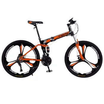 24-Дюймовый Велосипед с Механическим двойным дисковым тормозом, Складной Горный Велосипед для Подростков, велосипед с переменной скоростью
