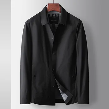 6385-2023, мужская деловая повседневная куртка в полоску, пиджак в полоску, куртка single West top