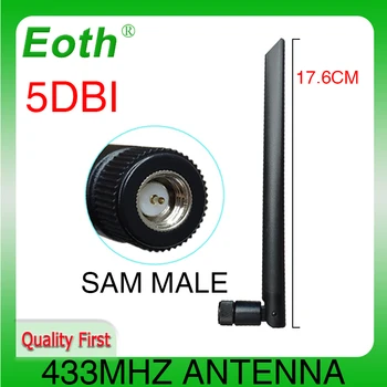 EOTH 1 2 5шт антенна 433 МГц 5dbi sma штекер lora antene модуль интернета вещей АТС lorawan приемник сигнала antena с высоким коэффициентом усиления