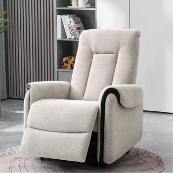 Eskimo Электрическое кресло с откидной спинкой, Массажный диван с воздушной подушкой для пожилых людей, Регулируемый подъемник, Голландская Бархатная мебель для гостиной (бежевый)