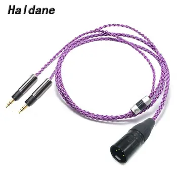 Haldane HIFI 4pin XLR Сбалансированный Посеребренный кабель для обновления наушников R70X Аудиокабель для наушников ATH-R70X R70X 2.5/3.5/4.4 мм