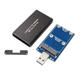 MSATA к USB 5 Гбит/с USB 3,0 к mSATA SSD Корпус USB3.0 к mSATA Чехол Адаптер для жесткого диска M2 SSD Внешний жесткий диск Мобильный ящик Жесткий диск Чехол