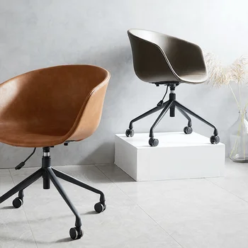 Nordic light роскошный вращающийся подъемник домашнее игровое кресло компьютерное кресло легкий роскошный рабочий стол и кресло офисное кресло