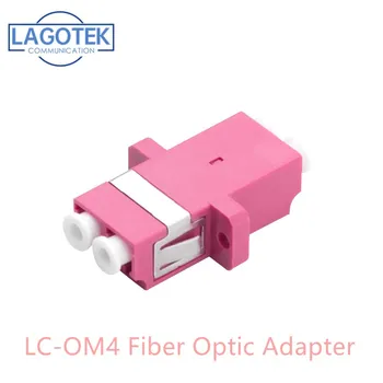 OM4 LC UPC Многомодовый Волоконно-оптический адаптер OM4 LC UPC Оптоволоконный соединитель LC Волоконный фланец LC UPC разъем 100 г