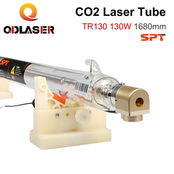 QDLASER SPT TR130 130-150 Вт Co2 Лазерная трубка длиной 1680 мм Диаметром 80 мм Для CO2 лазерных станков для гравировки и резки