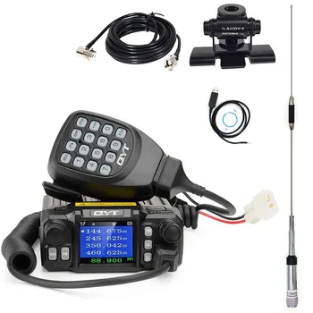 QYT KT-7900D Стабильная Частота автомобильного мобильного радио VHF UHF 200 Каналов Расстояние 5-50 км CB Трансивер radio Comunicador