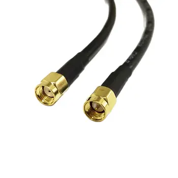 RP-SMA, штекер с женским контактом для подключения кабеля с косичкой RG58, беспроводной 50 см/100 см для адаптера расширения Wifi-маршрутизатора Оптом