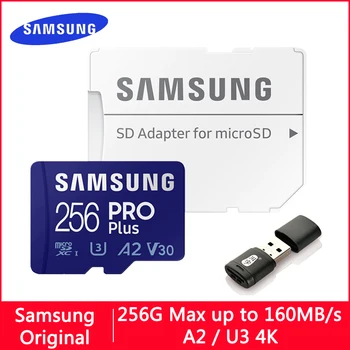 SAMSUNG PRO Plus Micro SD 64GB Micro SD/ TF Карта 256gb 128gb Флэш-карта Micro Card 512GB U3 4K Memory TF Карта 128gb Micro SD Для Телефона