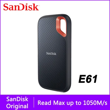SanDisk SSD Внешний жесткий диск 500 ГБ 4 ТБ HDD Портативный SSD-накопитель 1 ТБ Внешний Ssd 2 ТБ Твердотельный накопитель Для Настольного Ноутбука