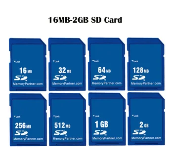 SD-карта Карта памяти 16 МБ 32 МБ 64 МБ 128 МБ 256 МБ 512 МБ 1 ГБ 2 ГБ SDXC SD Secure Digital Flash Cartao de Memori Carte Бесплатная Доставка