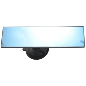 Автомобильное зеркало заднего вида, Универсальное антибликовое зеркало заднего вида для салона грузовика с присоской, синее зеркало - уменьшает слепую зону