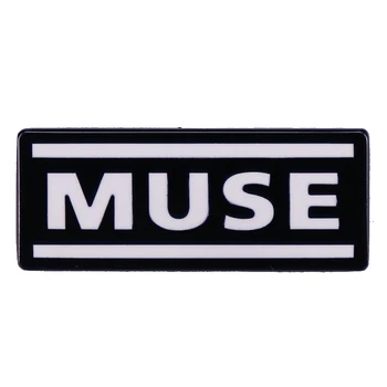 Брошь Muse Band Музыкальные Значки с логотипом рок-группы, булавки на лацкане, Шляпы, Одежда, Украшения для рюкзаков, Ювелирные аксессуары, Подарок фанатам