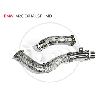 Выпускной коллектор HMD Downpipe для BMW M2C Автомобильные Аксессуары С каталитическим коллектором Без Cat