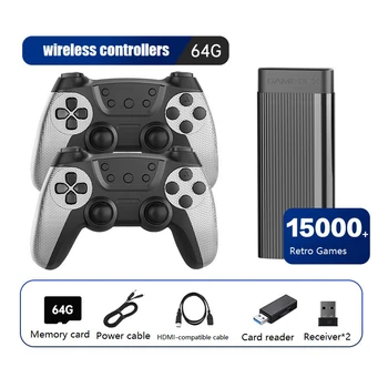 Игровая приставка 15000 игр H9 Портативная игровая консоль с 2 беспроводными контроллерами игровая консоль для PS1 GBA Ретро видеоигра