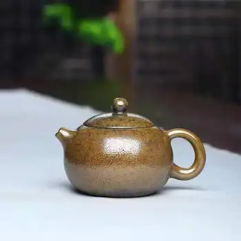 Китайский чайник из фиолетовой глины Исин, Сырая руда, Фрагмент кунжута, Грязь, Дровяной чайник Xishi, чайник, Чайный набор