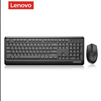 Комплект клавиатур Lenovo KN102 2,4G Беспроводные клавиатуры Frivolity Chocolate Игровые аксессуары для ноутбуков для работы в офисе Черный