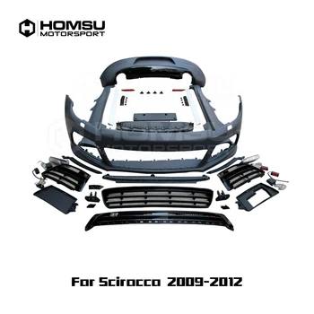 Комплекты R Style Передний задний спойлер для vw Scirocco 2009-2012 от R Style автомобильный бампер протектор заднего бампера передний бампер bunmoer