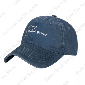 Мужские и женские винтажные бейсбольные ковбойские шляпы Nurburgring, Регулируемые Повседневные хлопковые шляпы От Солнца, шляпы Унисекс с козырьком