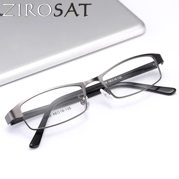 Оптические очки ZIROSAT 1858 в Оправе из сплава Рецептурные очки Rx Мужские Очки для мужских очков