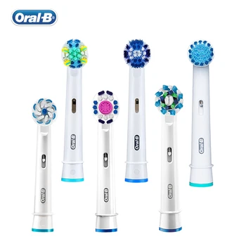Оригинальные сменные головки зубных щеток Oral-B 3D White Deep Clean Precision для ухода за полостью рта взрослых Oralb Электрические Зубные щетки 