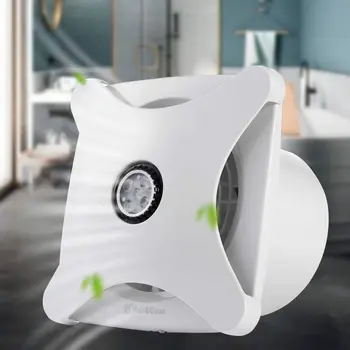 Потолочный вентилятор для ванной комнаты со светодиодной подсветкой, Вытяжной вентилятор, Вытяжной вентилятор с подсветкой, Ванна, Туалет 28 Вт
