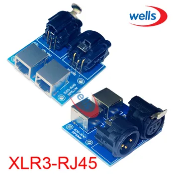 Разъем DMX512 XLR3 к RJ45 Используется для оформления DMX контроллера