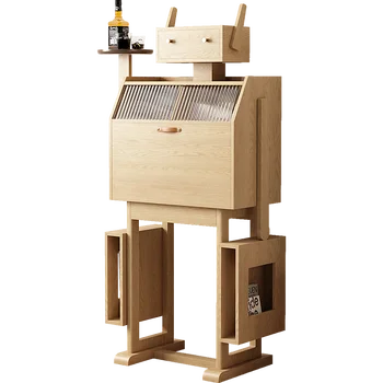 Робот-буфет, Персональный Шкафчик для хранения, Дизайнерский Винный шкаф в Скандинавском стиле для Гостиной