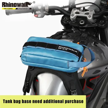 Сумка-бак для мотоцикла Rhinowalk 2,4 Л, Универсальная Сумка для мотокросса, Бампер, рама, сумка для инструментов, Багажник со стороны двигателя, Седло